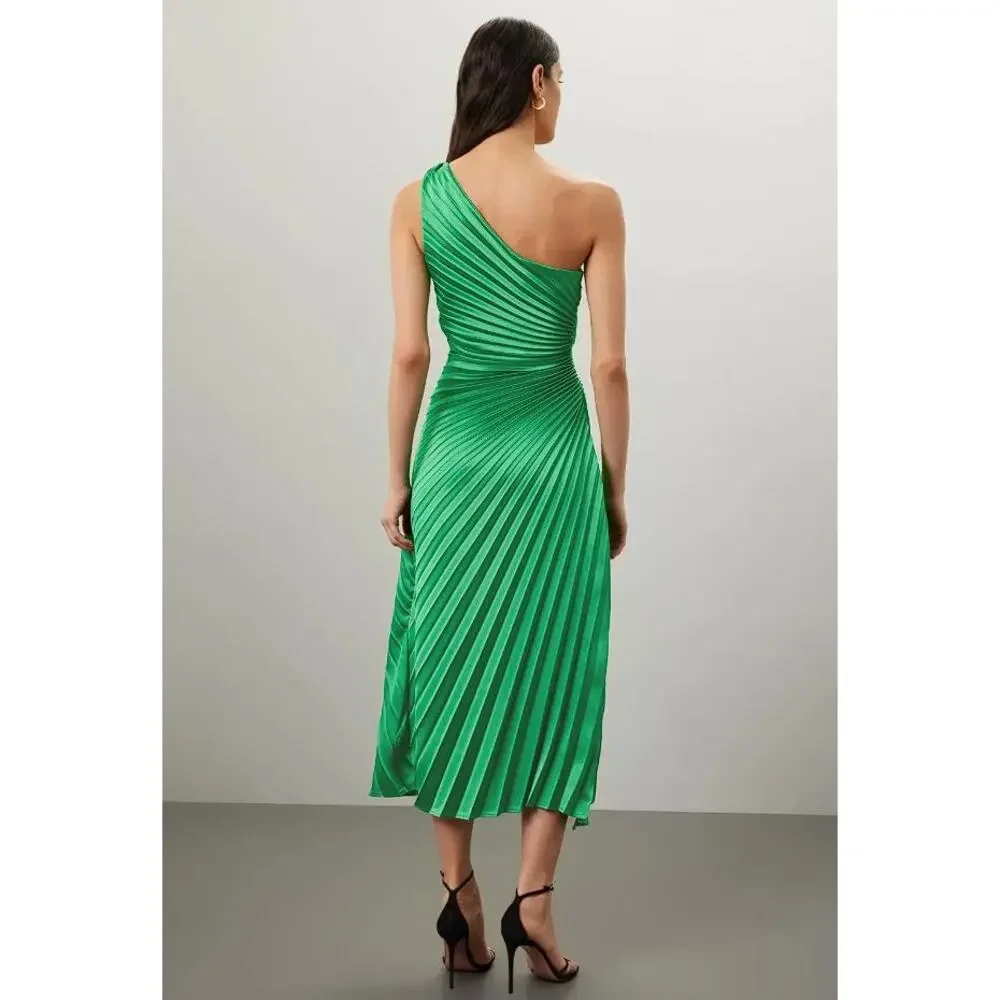 DELFI COLLECTIVE Women's Leah Dress Size M In Green - Picture 3 of 11